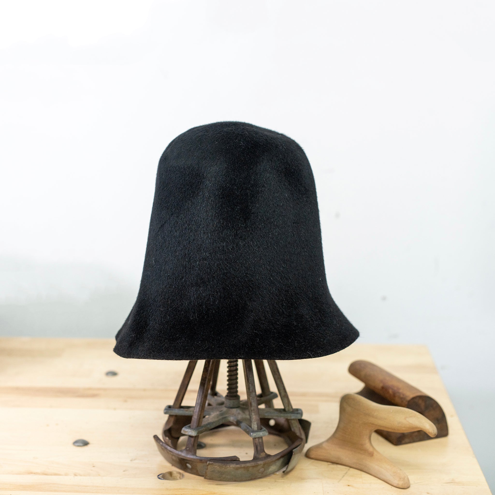 90G Velour Rabbit Fur Felt Hood Factory Second