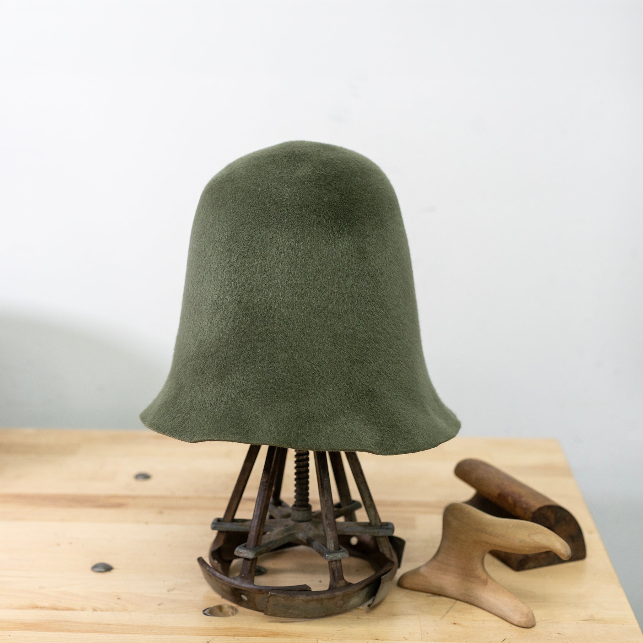 90G Velour Rabbit Fur Felt Hood Factory Second